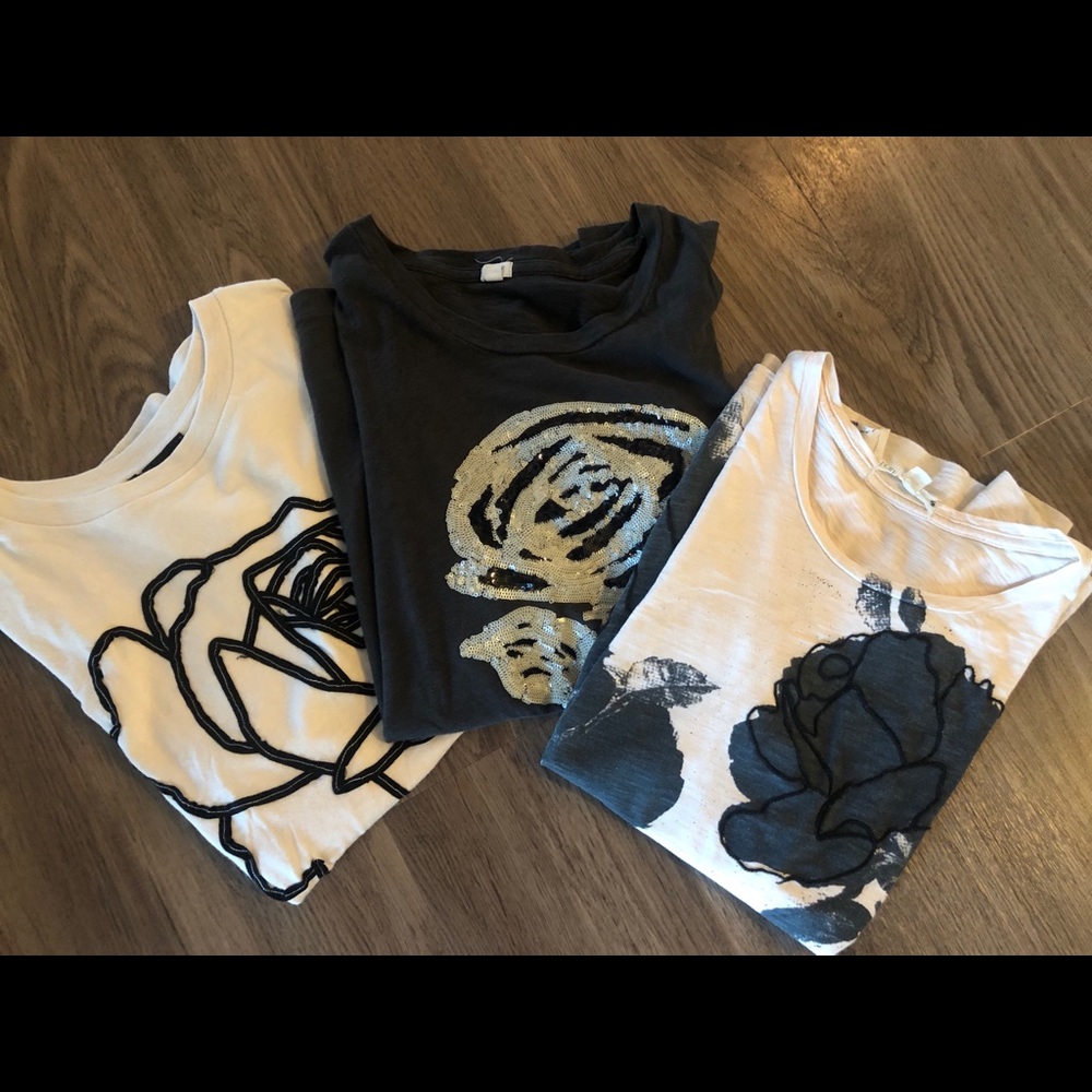 JCrew Womens t-shirts (3 together)
